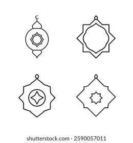 Islamic Ramadan Ornaments Bundle Set