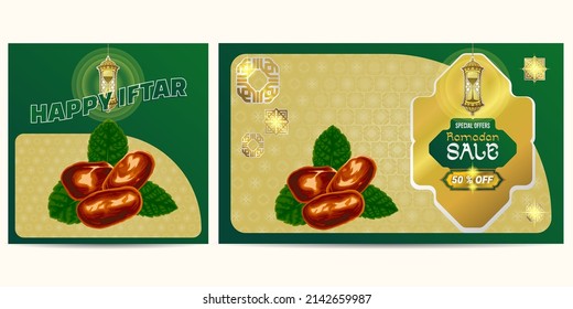Islamic Ramadan Sale Background Suitable For Advertising Premium Vector