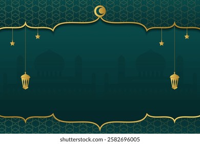 Islamic or Ramadan theme background for flyer