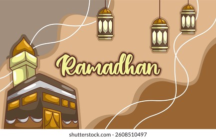 islamic ramadhan celebration background design