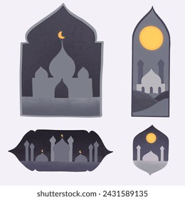 Islamic Ramadhan Illustration Sticker Pack