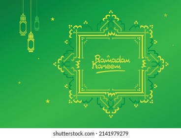 islamic ramadhan kareem night background theme