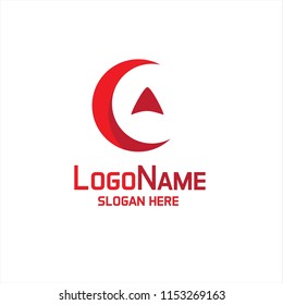 Islamic Red Logo Design