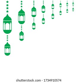 islamic religion illustration logo vector