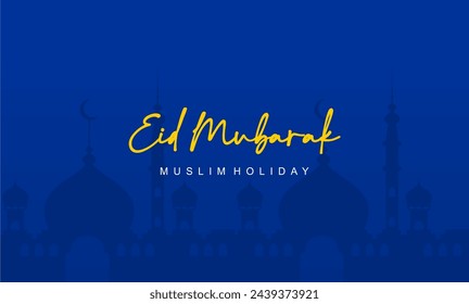 Islamic religious Eid al-Fitr background