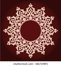 islamic round pattern