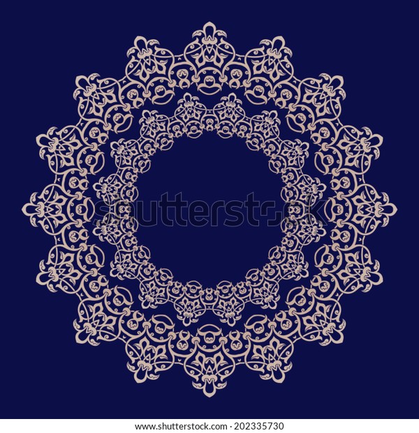 Islamic Round Pattern Stock Vector (Royalty Free) 202335730 | Shutterstock