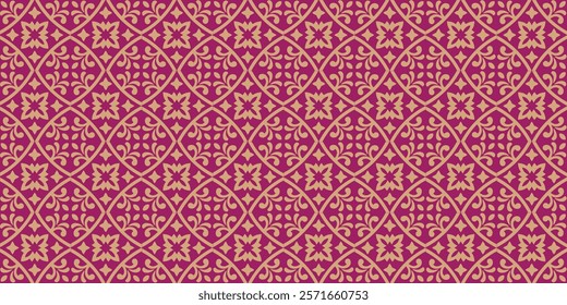 Islamic Seamless geometric pattern in authentic arabian Subtle simple golden islamic design style,Collection of oriental style Islamic Seamless pattern.