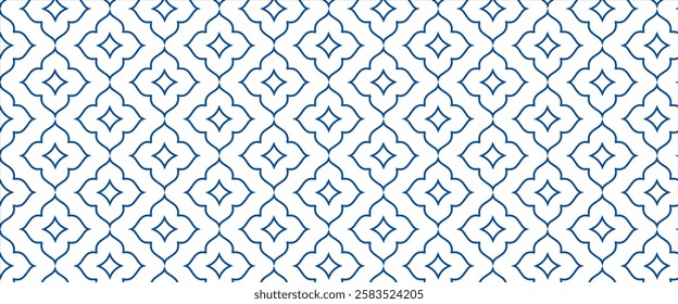 Islamic Seamless geometric pattern in authentic arabian Subtle simple golden islamic design style, Collection of seamless ornamental white abstract islamic background with arabian pattern style.