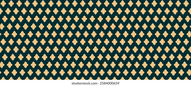 Islamic Seamless geometric pattern in authentic arabian Subtle simple golden islamic design style, Collection of seamless ornamental white abstract islamic background with arabian pattern style.