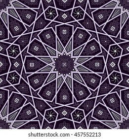 Islamic seamless oriental vintage pattern, Abstract vector seamless ornament. Vector muslim background. east motif, indian ornament, persian motif. Can be used for wallpaper, web design, wedding cards