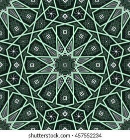 Islamic seamless oriental vintage pattern, Abstract vector seamless ornament. Vector muslim background. east motif, indian ornament, persian motif. Can be used for wallpaper, web design, wedding cards