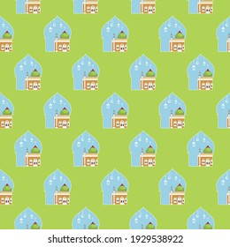Islamic seamless pattern for eid al fitr or Ramadan