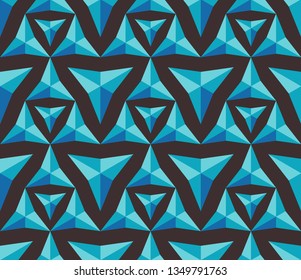 Islamic seamless pattern ornament vector. islamic abstract ornament pattern design use for print and fabric motif, fashion design. also can use for ramadan themes background or eid. blue color