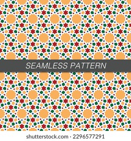 Islamic seamless traditional geometric pattern