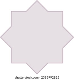 Islamic Shape Design Element Vector Illustration