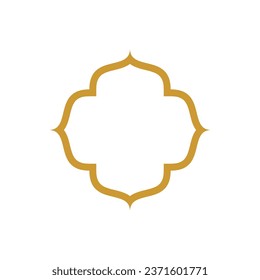 Islamic Shape Outline - Vector : Suitable for Islamic Theme and Other Graphic Related Assets.