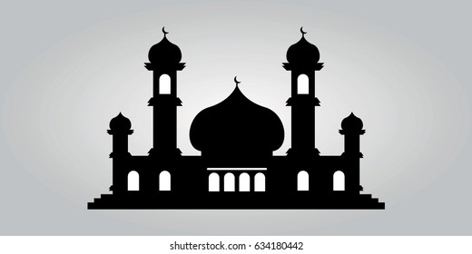 Masjid Siluet - Nusagates
