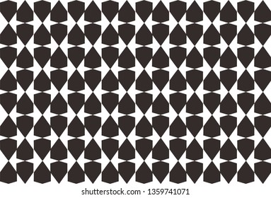 Islamic square geometric repeating patterns are very flexible.  They have been used often in wall decorations, windows, panels, columns, stained glass, tiles, rugs, ceilings and floor decorations.