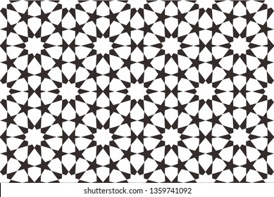 Islamic square geometric repeating patterns are very flexible.  They have been used often in wall decorations, windows, panels, columns, stained glass, tiles, rugs, ceilings and floor decorations.