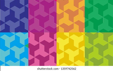 Islamic square geometric repeating patterns are very flexible.