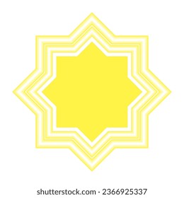 islamic star blur style isolated icon