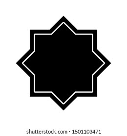 islamic Star icon. flat illustration of Star vector icon for web. icon vector illustration