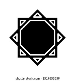islamic Star icon. flat illustration of Star vector icon for web. icon vector illustration