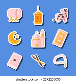 Islamic Sticker Set Collection Design