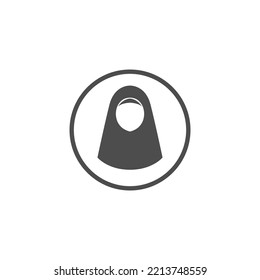  Islamic students icon logo design illustration template