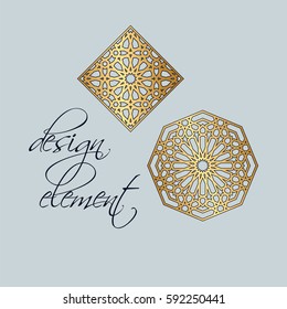 Islamic style design element.