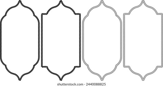 Islamic style frame rope set