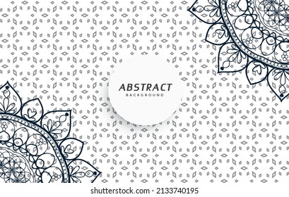 Islamic style pattern decorative mandala background design