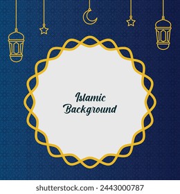 Ramadan und Eid Grußkarte im islamischen Stil Hintergrund