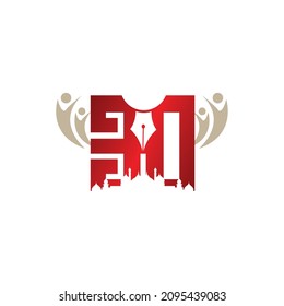 Islamic Symbol of 30, It can be used for Islamic celebrations.