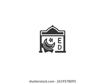 Islamic Symbol Icon, Showing E commerce or Digital Islamic Content