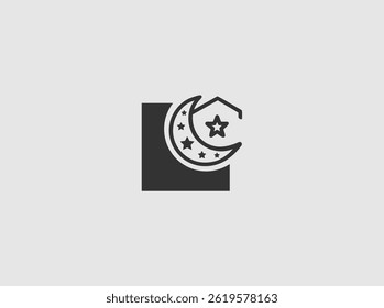 Islamic Symbol Icon, Showing E commerce or Digital Islamic Content