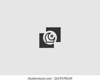 Islamic Symbol Icon, Showing E commerce or Digital Islamic Content