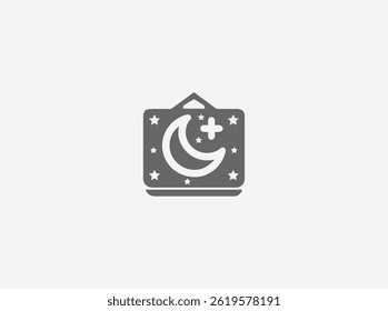 Islamic Symbol Icon, Showing E commerce or Digital Islamic Content