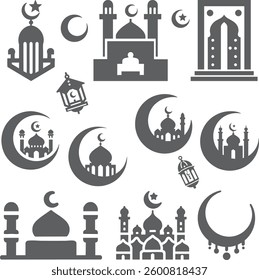 Islamic Symbols and Decorations for Ramadan and Eid Celebrations