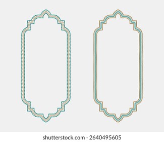 Islamic tazhib frame art iranian floral border designs elegant text box templates with plant elements for covers, posters, and decorative projects