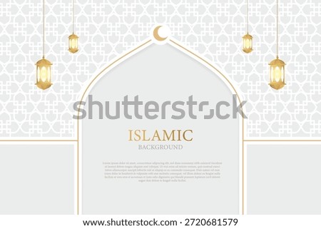 Islamic theme background design for promotion or Ramadan celebration