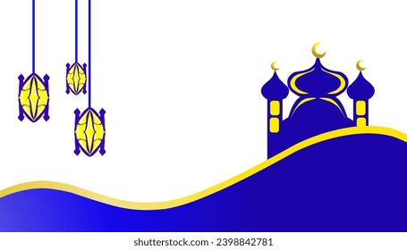 Islamic theme background illustration. Perfect for Ramadan, Islamic holidays, magazines, posters, banners