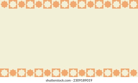 Islamic Themed Vector Background Template