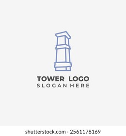 Islamic Tower Logo for Modern Design Needs