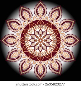 Islamic traditional mandala design, mandala background, Islamic pattern, creative mandala vector