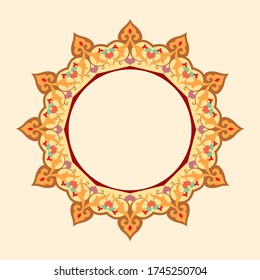Islamic traditional motif. Islamic abstract design motif
