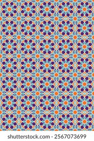 Islamic traditional ornament. Ethnic decorative element. Vector Abstract Seamless Pattern