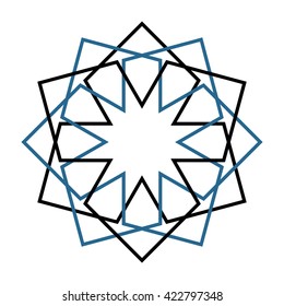 Islamic traditional ornament - vector design element. Vector illustration. Vector pattern in Eastern style.