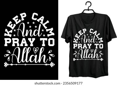 Islamic T-shirt Design. Gift Item Islamic T-shirt Design For All Muslims.